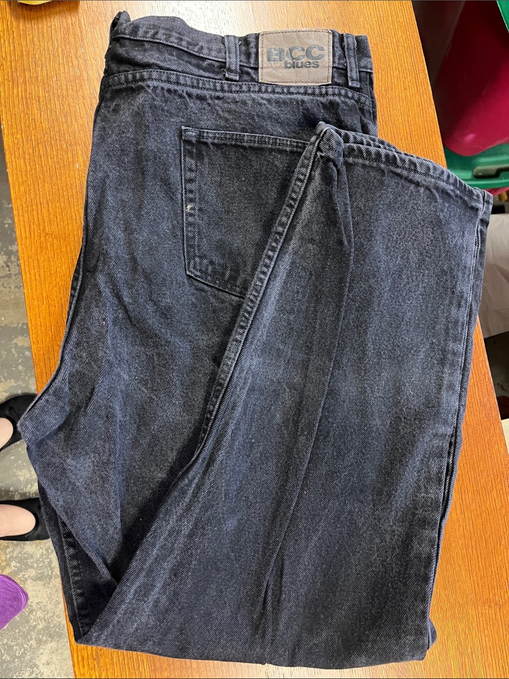 Men’s  BCC Blues Black Jeans - Classic Straight Fit